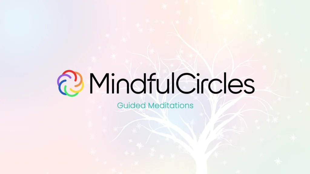 MindfulCircles logo with the title 'Guided Meditation' as a background image for meditation blog posts.